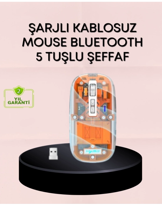 Hafif ve Taşınabilir Fare – 43 Gram, Otomatik Uyku Modlu