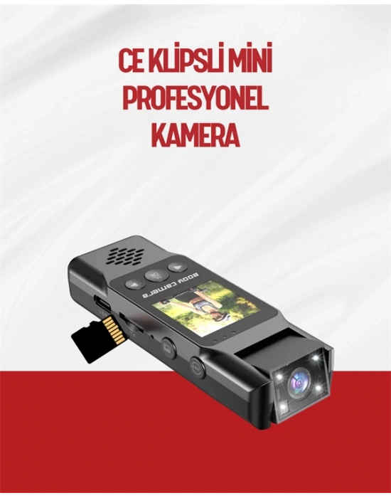Hareket Algılayıcılı Taşınabilir Mini Kamera – 3MP Fotoğraf, Düşük Güç Tüketimi