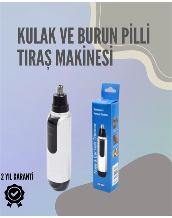 Hassas 3D Bıçaklı Kulak ve Burun Tıraş Makinesi