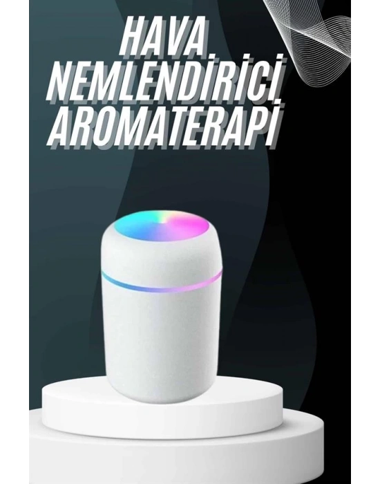 Hava Nemlendirici Buhar Makinesi Led Işıklı USB Dekoratif Nemlendirici