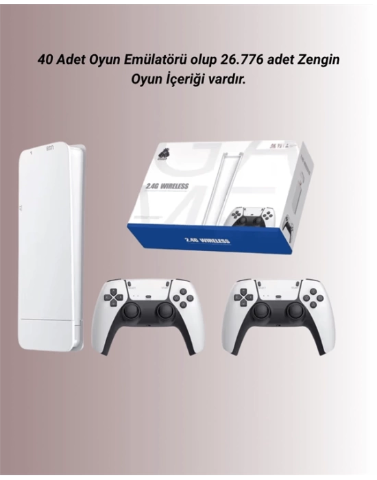 HDMI Çıkışlı Çift Kablosuz Kollu Retro Game Stick – M15