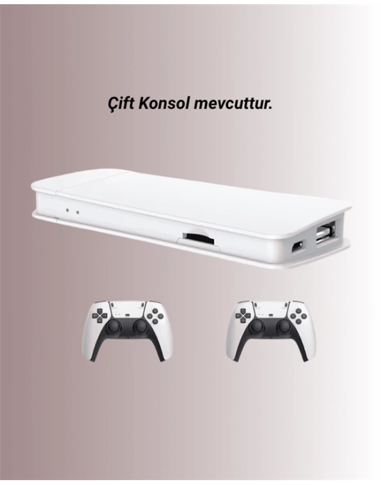 HDMI Çıkışlı Çift Kablosuz Kollu Retro Game Stick – M15