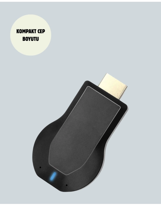 HDMI Kablosuz Ekran Alıcısı – iOS, Android, Mac, PC Uyumluluğu