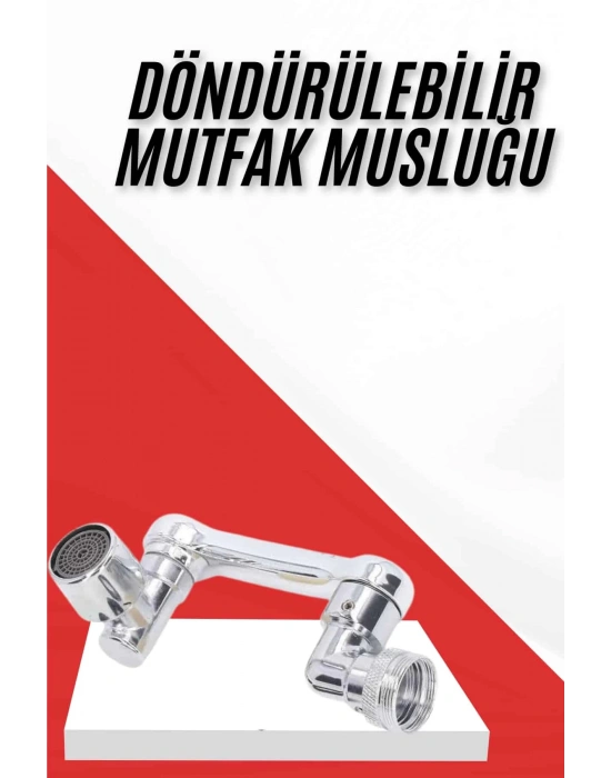Her Yere Dönebilen Tasarruflu Mutfak Musluk Başlığı Ucu Musluk Ucu Oynar Başlıklı