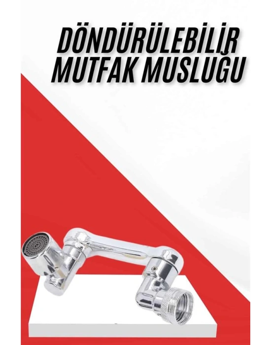 Her Yere Dönebilen Tasarruflu Mutfak Musluk Başlığı Ucu Musluk Ucu Oynar Başlıklı