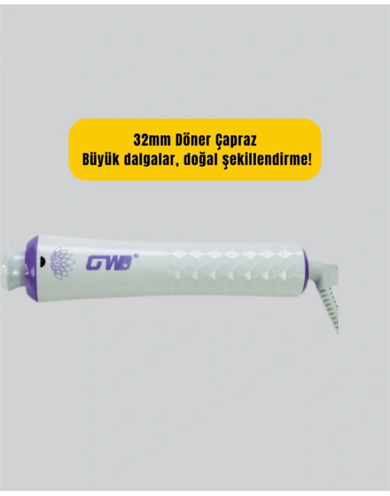 Hızlı Isınan, Kompakt ve Güvenli – Tüm Saç Tiplerine Uygun Kıvırma Cihazı