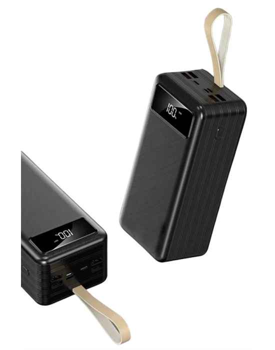 Hızlı Şarj 4 Çıkışlı Powerbank 60.000 Mah Taşınabilir Dijital Göstergeli