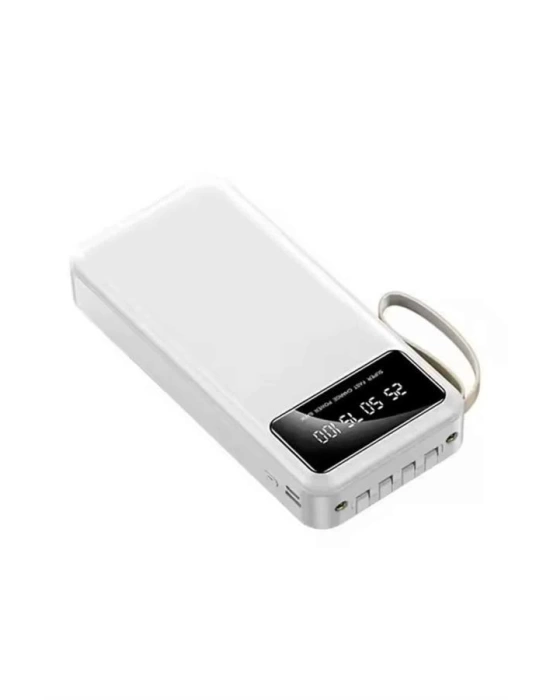 Hızlı Şarj Özellikli 20.000 Mah Dijital Göstergeli USB Girişli Android ve İOS Uyumlu Powerbank