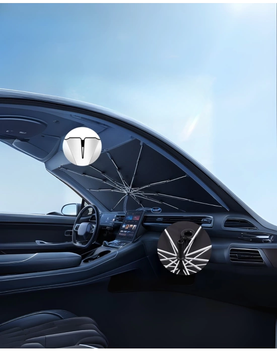 Hyundai i20, Seat Arona, Toyota Aygo, Nissan Micra, Peugeot 2008 Uyumlu Oto Şemsiye