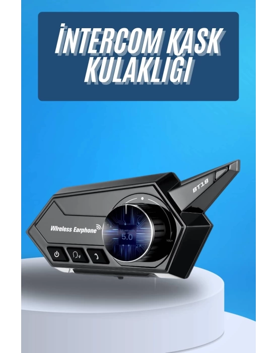 Intercom Bluetooth Kulaklık Kask Kulaklığı ANC Özelliği Yüksek Ses Kaliteli