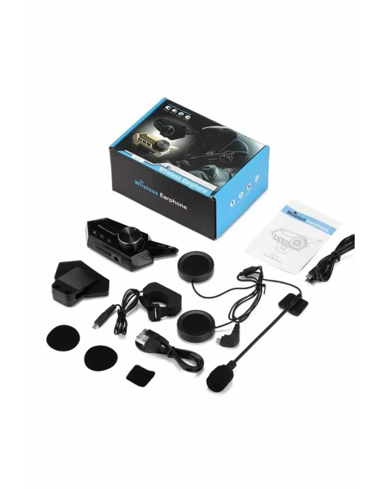 Intercom Bluetooth Kulaklık Kask Kulaklığı ANC Özelliği Yüksek Ses Kaliteli