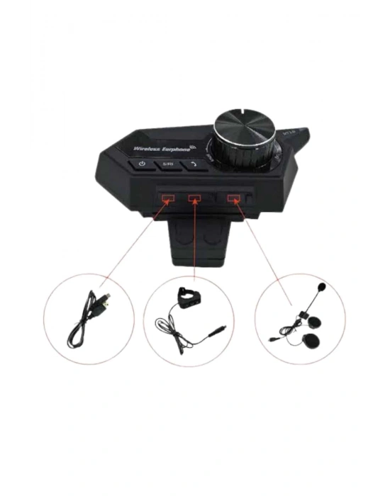 Intercom Bluetooth Kulaklık Kask Kulaklığı ANC Özelliği Yüksek Ses Kaliteli