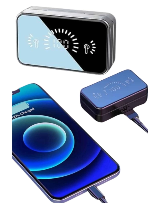 İos Android Uyumlu Bluetooth Kulaklık Kablosuz Kulaklık Yüksek Basslı