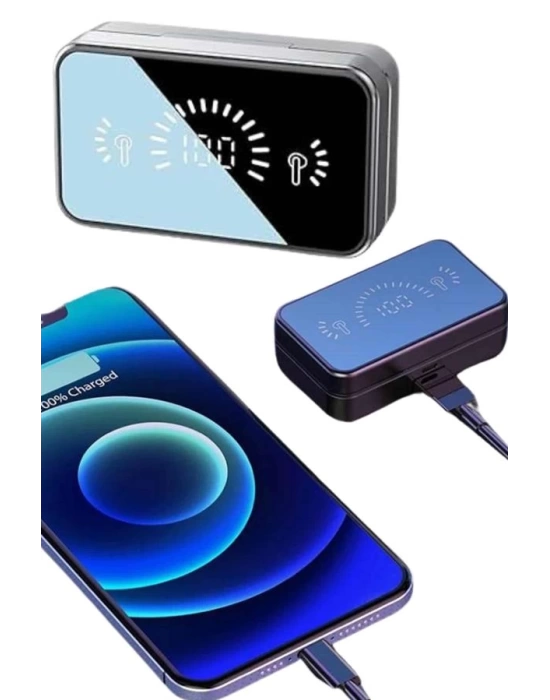 İos Android Uyumlu Bluetooth Kulaklık Kablosuz Kulaklık Yüksek Basslı