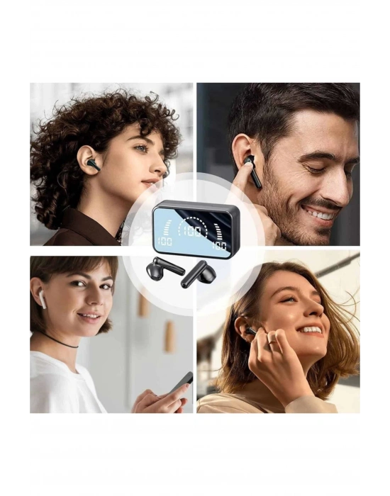 İos Android Uyumlu Bluetooth Kulaklık Kablosuz Kulaklık Yüksek Basslı