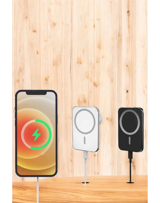 İOS Uyumlu Manyetik Tasarım Magsafe İphone 12/13/14/15 araç şarjı