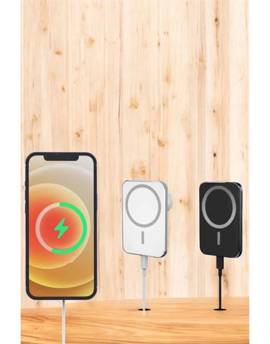 İOS Uyumlu Manyetik Tasarım Magsafe İphone 12/13/14/15 Uyumlu Powerbank