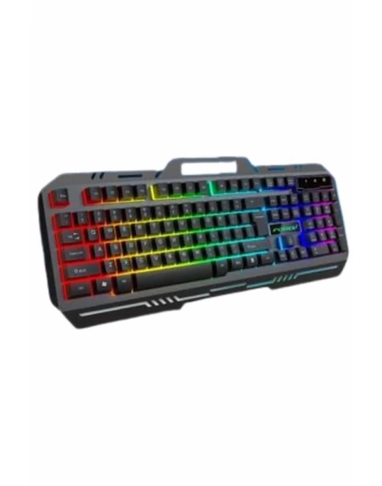Işıklı Oyuncu Q Klavye Mouse Seti Siyah Gaming Oyuncu Klavye