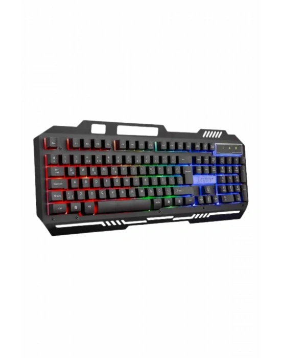 Işıklı Oyuncu Q Klavye Mouse Seti Siyah Gaming Oyuncu Klavye