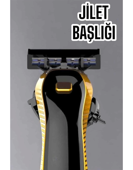 Jilet Başlıklı Tıraş Makine Sinek Kaydı Tıraş Seyahat Tipi Suya Dayanıklı