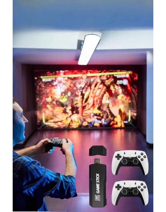 Joystick Çift Kollu Oyun Kolu Retro Oyun Yüksek Çözünürlüklü 3D Game