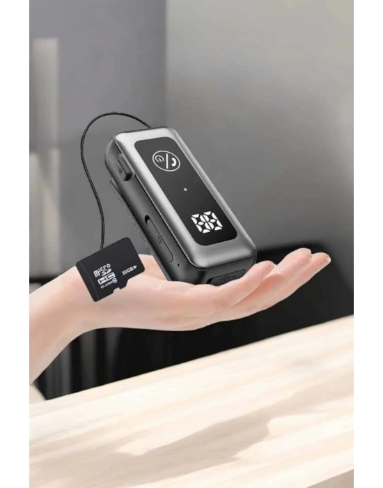 Kablolu Bluetooth Kulaklık Kulak İçi Stereo Mikrofonlu Dijital Göstergeli