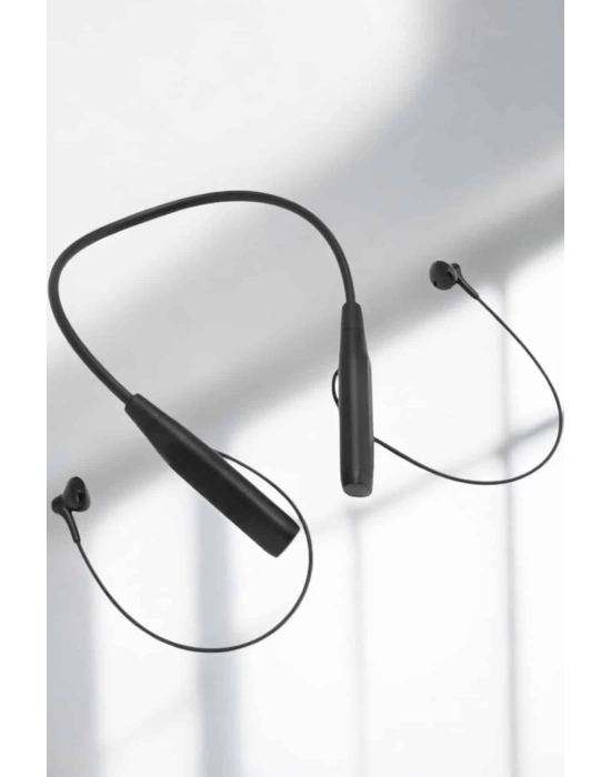 Kablolu Boyun Askılı Dijital Göstergeli Bluetooth Kulaklığı 60 Saat