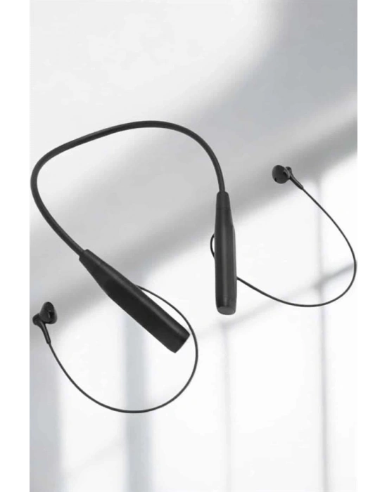 Kablolu Boyun Askılı Dijital Göstergeli Bluetooth Kulaklığı 60 Saat