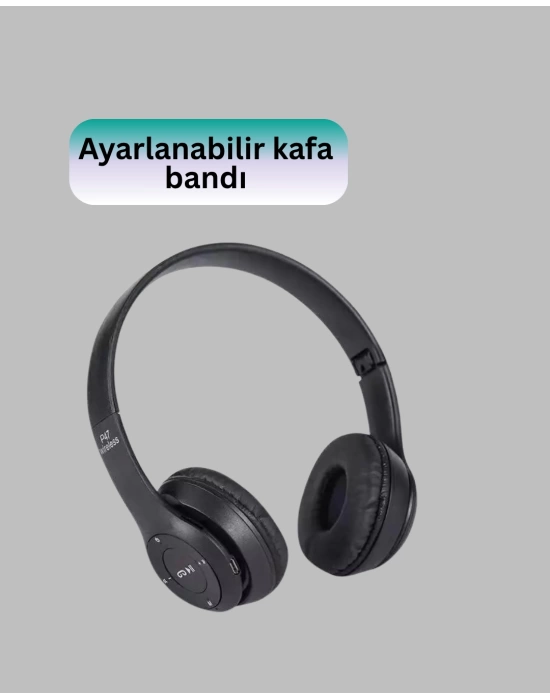 Kablolu & Kablosuz Kullanım Seçeneği Sunan Stereo Bluetooth Kulaklık