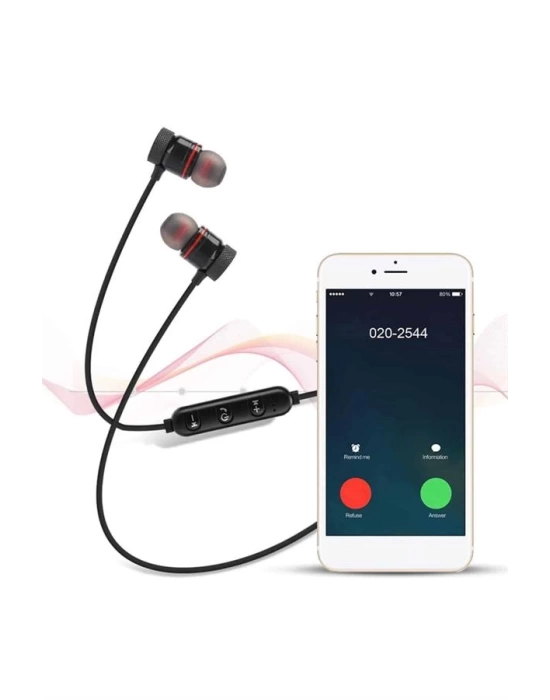 Kablolu Kulakiçi Bluetooth Kulaklık Mıknatıslı ANC Özellikli Yüksek Ses Kaliteli