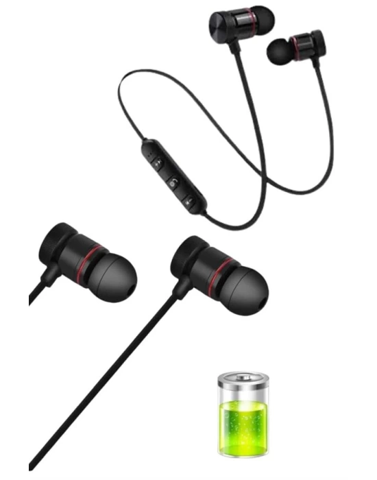 Kablolu Kulakiçi Bluetooth Kulaklık Mıknatıslı ANC Özellikli Yüksek Ses Kaliteli