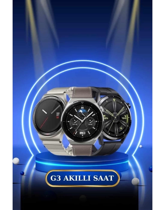 Kablosuz Bluetooth Bağlantılı Kulaklık ve Dokunmatik Ekran Akıllı Saat Arama Cevaplama