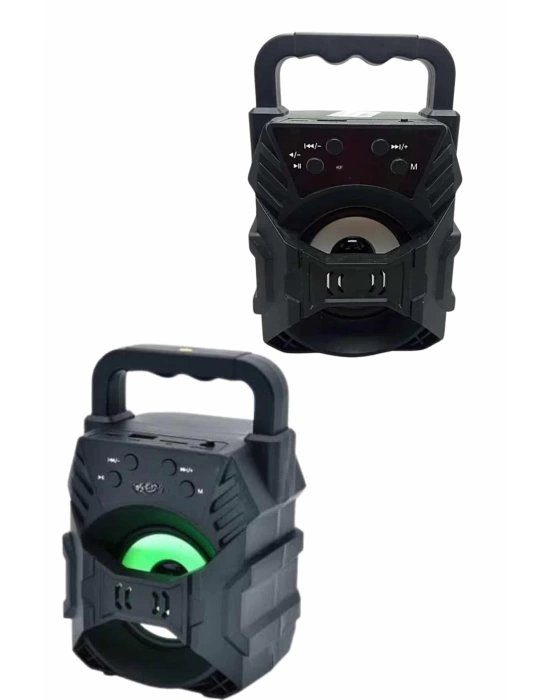 Kablosuz Bluetooth Hoparlör Ses Bombası RGB Işıklı Taşınabilir Yüksek Ses Kaliteli