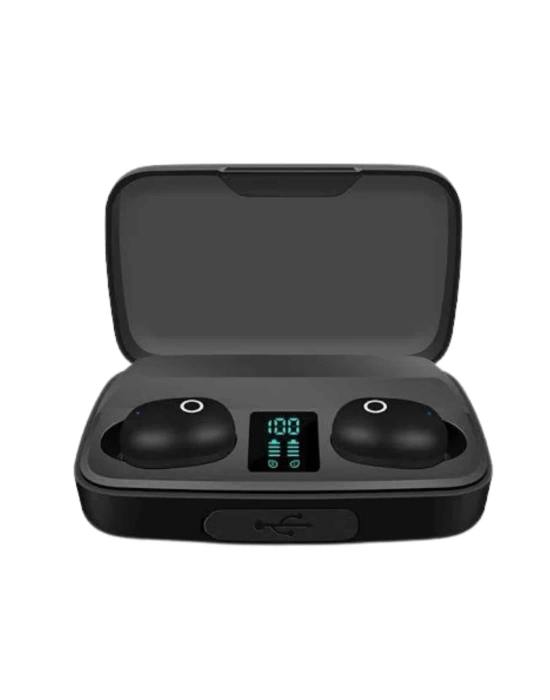 Kablosuz Bluetooth Kulaklık Android ve İOS Uyumlu Led Göstergeli Powerbankli