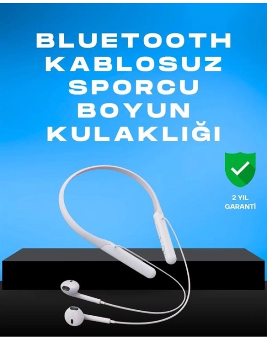 Kablosuz Bluetooth Kulaklık – Boyun Askılı, 100 Saat Pil Ömrü
