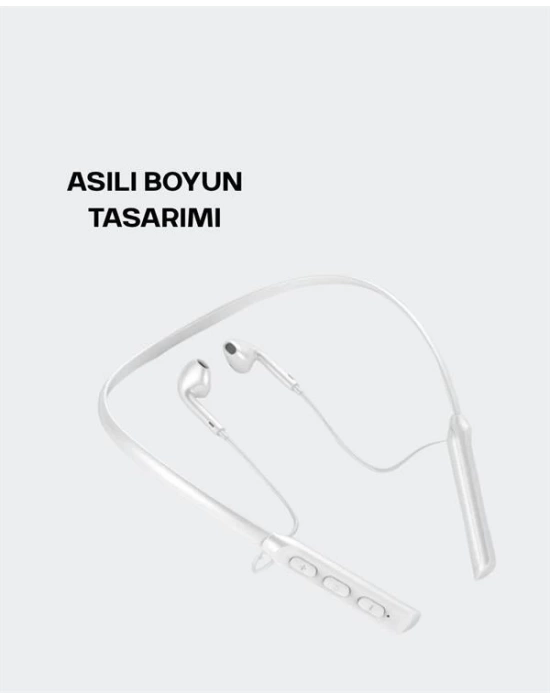 Kablosuz Bluetooth Kulaklık – Boyun Askılı, 100 Saat Pil Ömrü