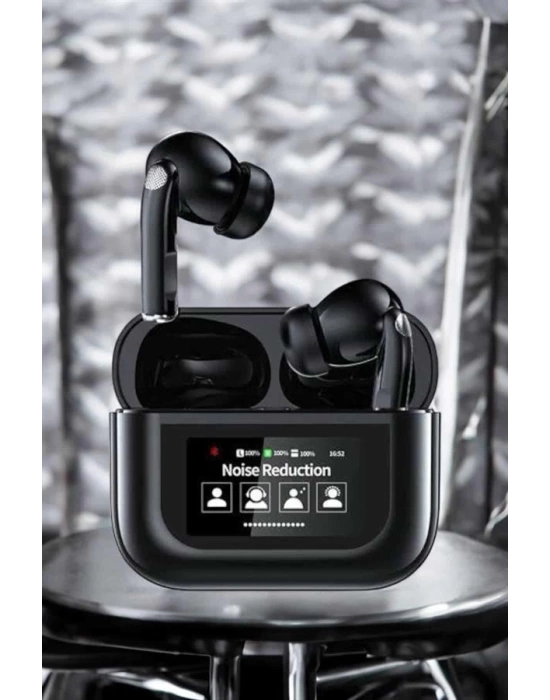 Kablosuz Bluetooth Kulaklık Ekranlı Uzun Şarj Süreli ANC Destekli