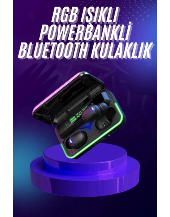 Kablosuz Bluetooth Kulaklık Rgb Gaming Oyuncu Kulaklığı Gecikme Önleyici