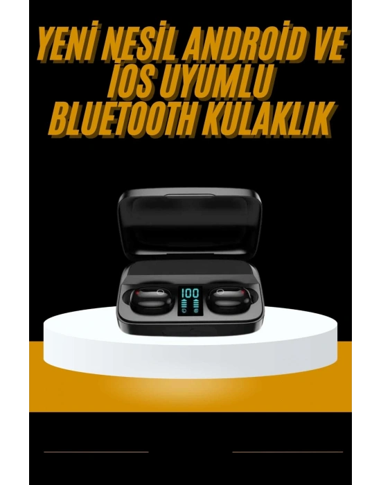 Kablosuz Dijital Göstergeli Çağrı Cevaplayabilen TWS 5.0 Bluetooth Kulaklık
