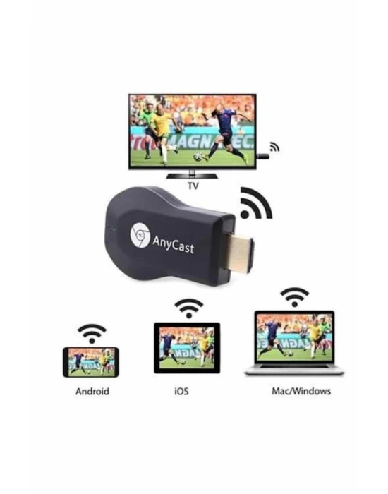 Kablosuz HDMI Wifi Görüntü Aktarıcı Tüm Cihazlara Uyumlu