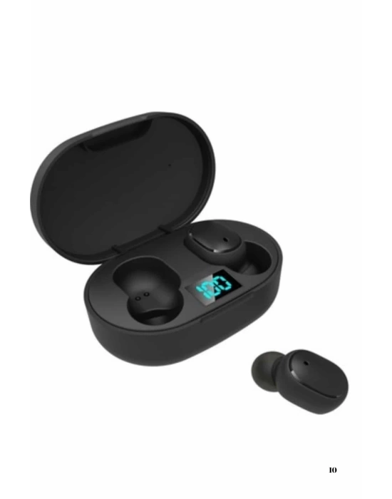 Kablosuz Kulak İçi Bluetooth Kulaklık Stereo Dokunmatik Kontrollü Kulaklık