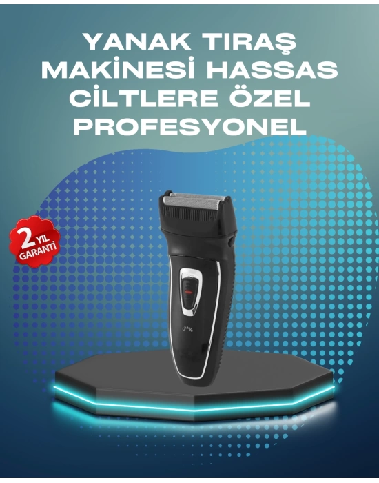 Kablosuz Kuru Tıraş Makinesi Folyo Başlıklı