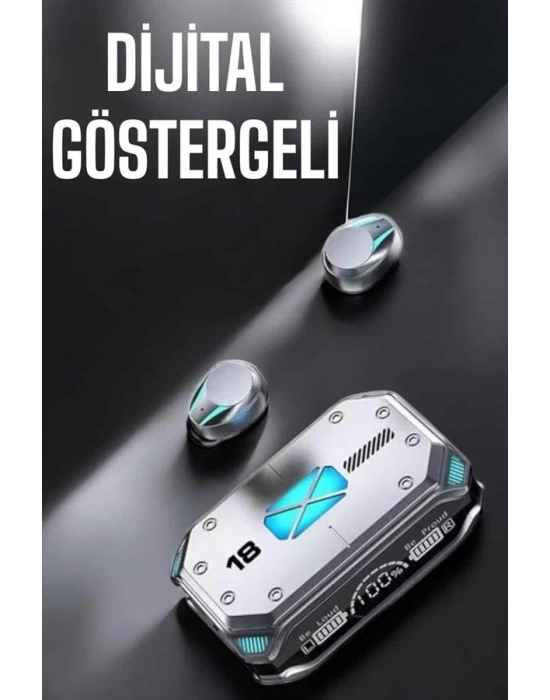 Kablosuz Powerbankli Oyuncu Kulaklığı Gürültü Önleyici