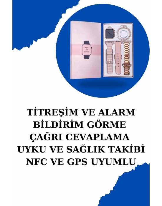 Kadınlar İçin Dokunmatik Ekran Akıllı Saat ve Gamer Kablosuz Bluetooth Kulaklık ANC Özelliği