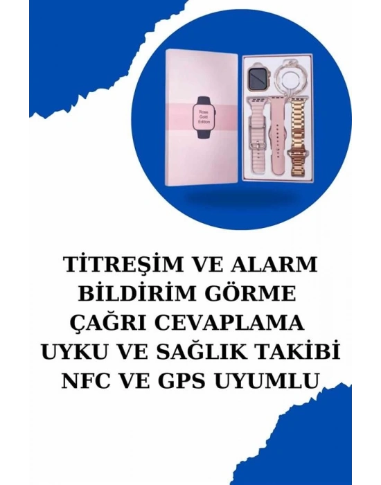 Kadınlar İçin Dokunmatik Ekran Akıllı Saat ve Gamer Kablosuz Bluetooth Kulaklık ANC Özelliği