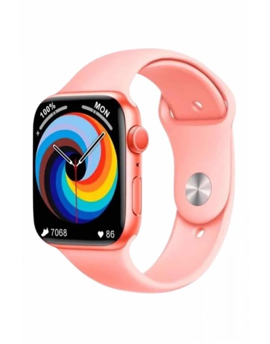 Kadınlara Özel Yeni Nesil Pembe Amoled Ekran Ultra Akıllı Saat 49MM