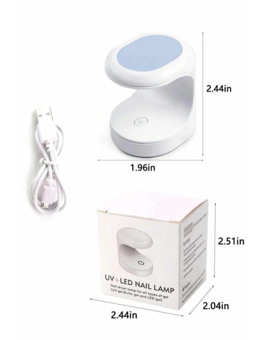 Kalıcı Oje Kurutucu UV Led Teknolojisi Taşınabilir Mini Tırnak Kurutucu