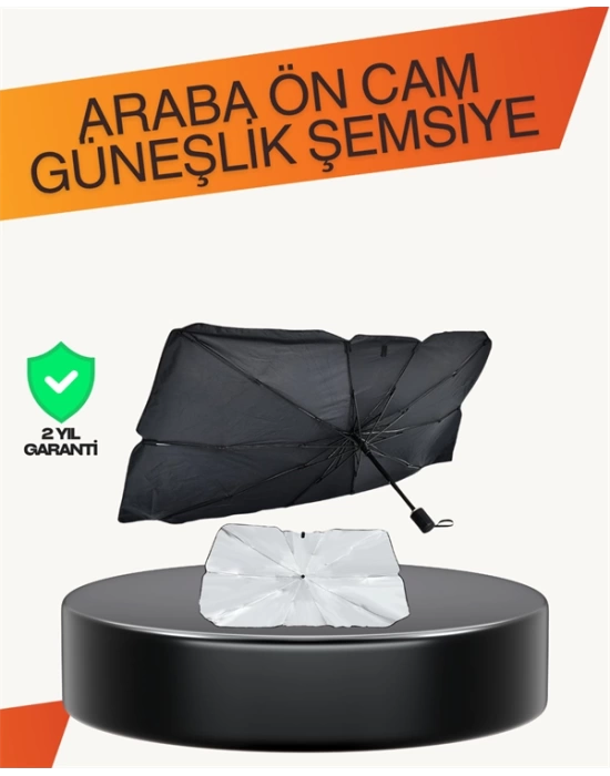 Kalın Kumaşlı Ön Cam Güneşliği – Solmaz, Deforme Olmaz, Uzun Ömürlü