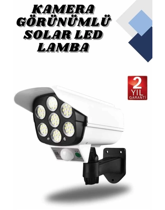 Kamera Görünümlü Led Lamba Dönebilen Bahçe Aydınlatması Duvar Lambası