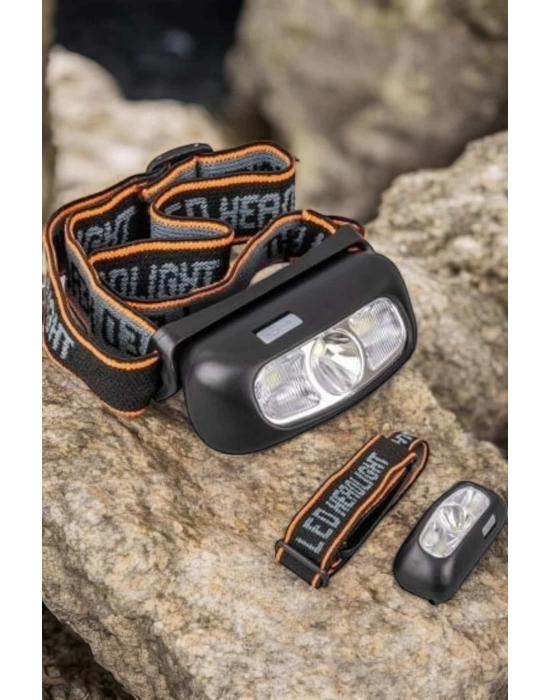 Kamp Lambası Led Işık Kafa Lambası Balıkçı Lambası Ayarlanabilir